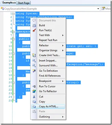 You have to speak louder, I'm wearing a towel!